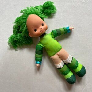 1983 Rainbow Brite Patty O Green Doll - Vintage Kids Toy Doll Plush Stuffed 18"